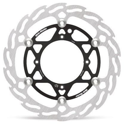 MOTO-MASTER BRAKE ROTOR FLOATING FLAME BLACK 112160