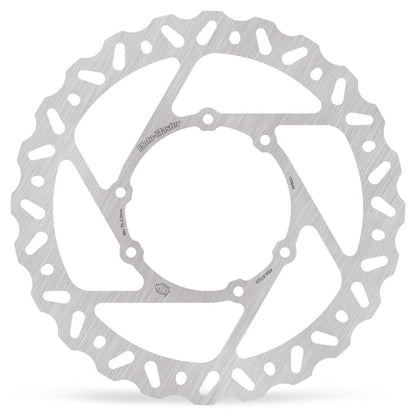 MOTO-MASTER BRAKE ROTOR FIXED NITRO CONTURED NATURAL 110644