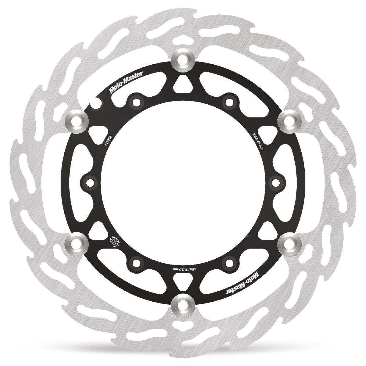 MOTO-MASTER BRAKE ROTOR FLOATING FLAME FRONT 270MM 112268