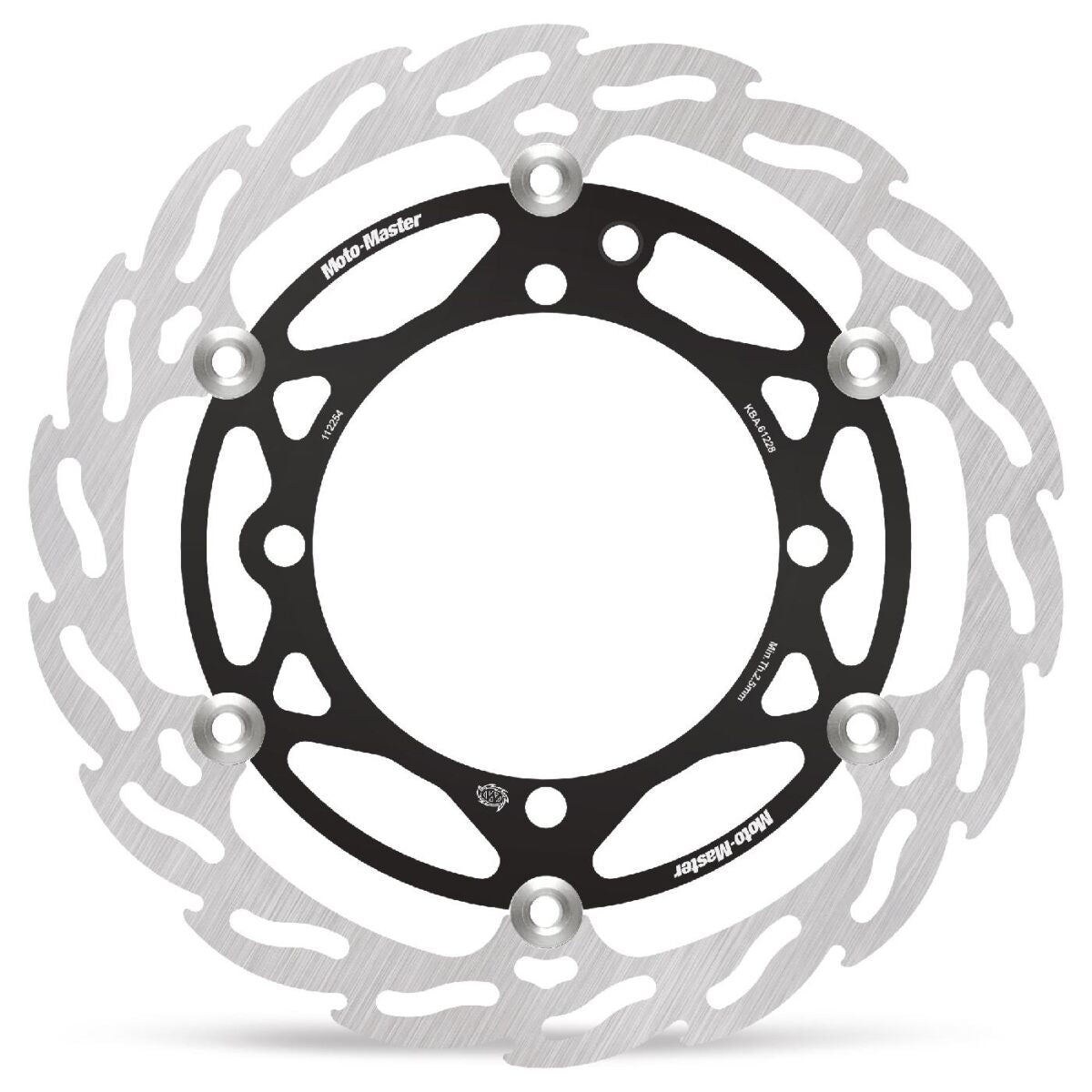 MOTO-MASTER BRAKE ROTOR FLOATING FLAME FRONT 270MM 112254