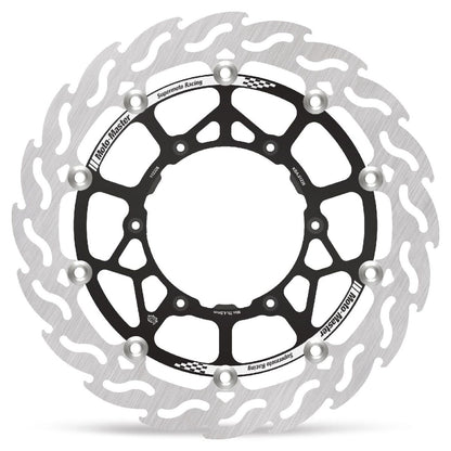 MOTO-MASTER BRAKE ROTOR SUPERMOTO RACING FLOATING FLAME FRONT 112338