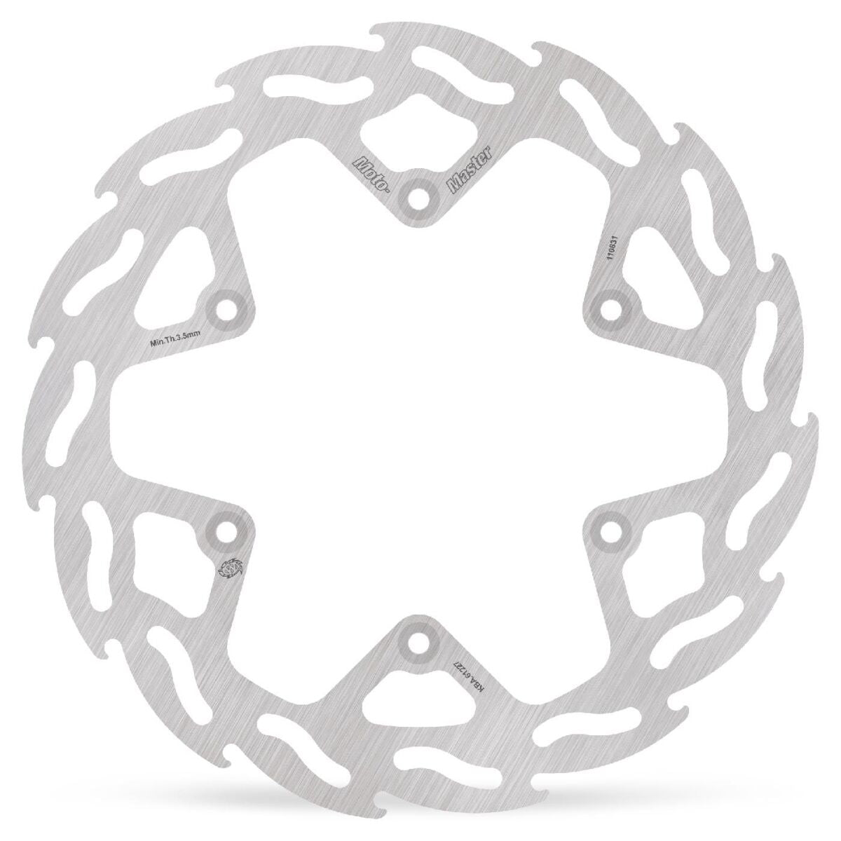 MOTO-MASTER BRAKE ROTOR FIXED FLAME MX REAR 110831