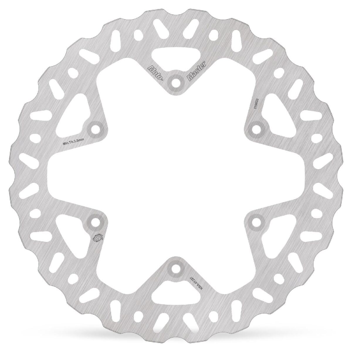 MOTO-MASTER BRAKE ROTOR FLAME FIXED MX REAR 110833