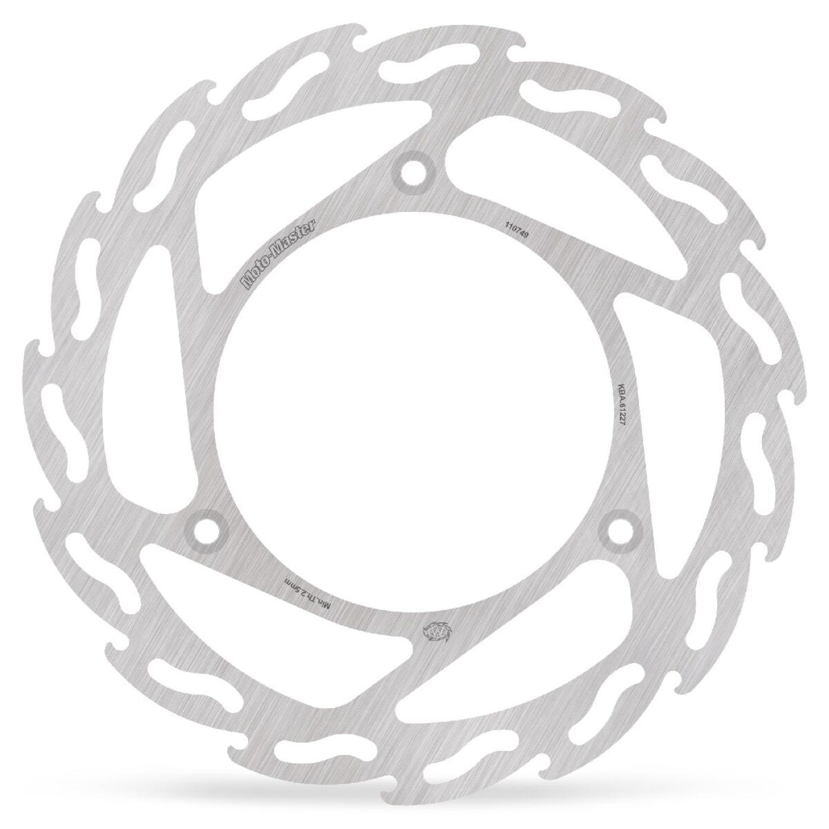 MOTO-MASTER BRAKE ROTOR FLAME FIXED MX FRONT 110749