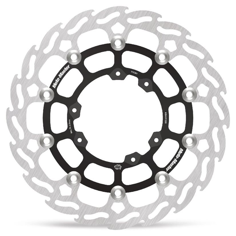 MOTO-MASTER BRAKE DISC FLAME FLOAT LEFT 112391