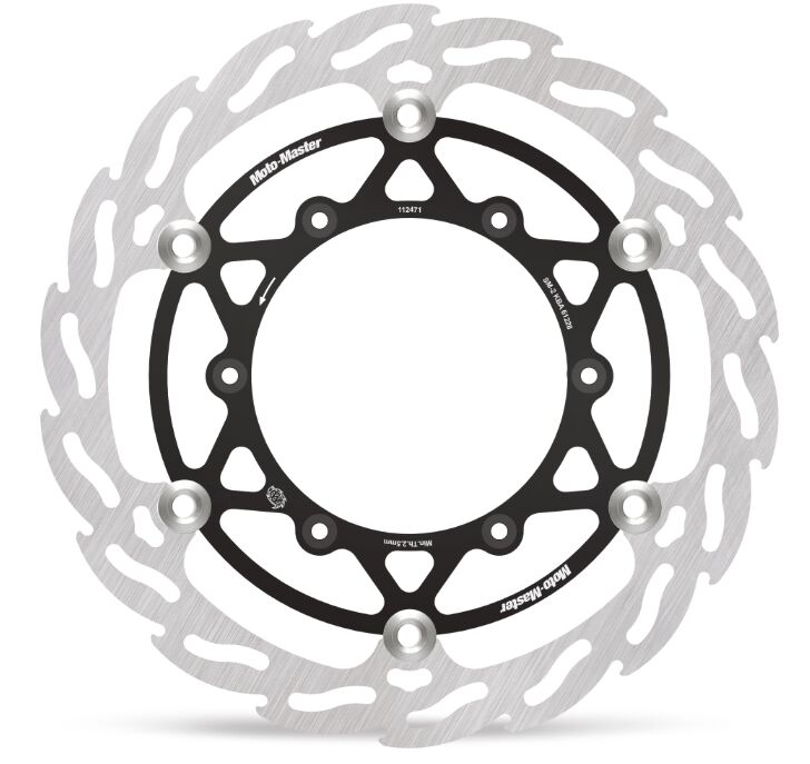 MOTO-MASTER BRAKE ROTOR FLOATING FLAME FRONT 112471
