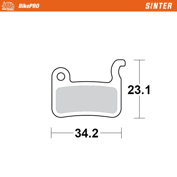 MOTO-MASTER BRAKE PAD SINTER 730154