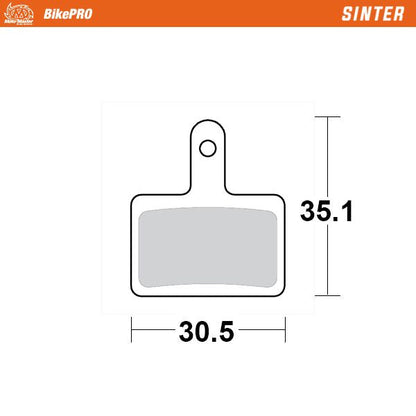 MOTO-MASTER BRAKE PAD SINTER 730254