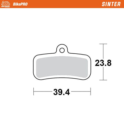 MOTO-MASTER BRAKE PAD SINTER 730354