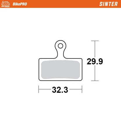 MOTO-MASTER BRAKE PAD SINTER 730454