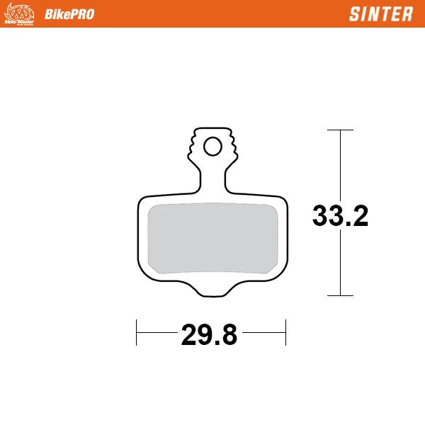 MOTO-MASTER BRAKE PAD SINTER 730654