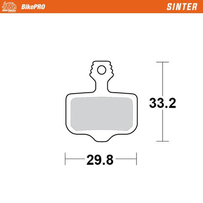 MOTO-MASTER BRAKE PAD SINTER 730654