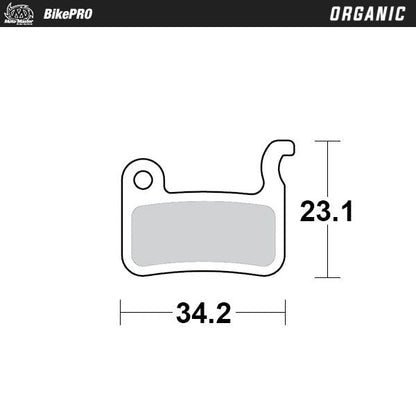 MOTO-MASTER BRAKE PAD ORGANIC 730141