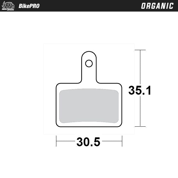MOTO-MASTER BRAKE PAD ORGANIC 730241