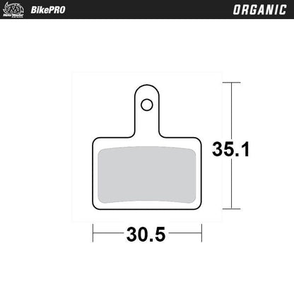 MOTO-MASTER BRAKE PAD ORGANIC 730241