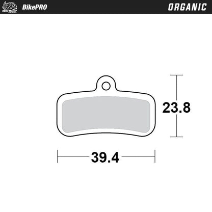 MOTO-MASTER BRAKE PAD ORGANIC 730341