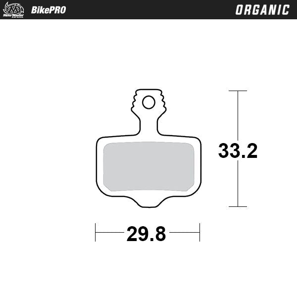 MOTO-MASTER BRAKE PAD ORGANIC 730641