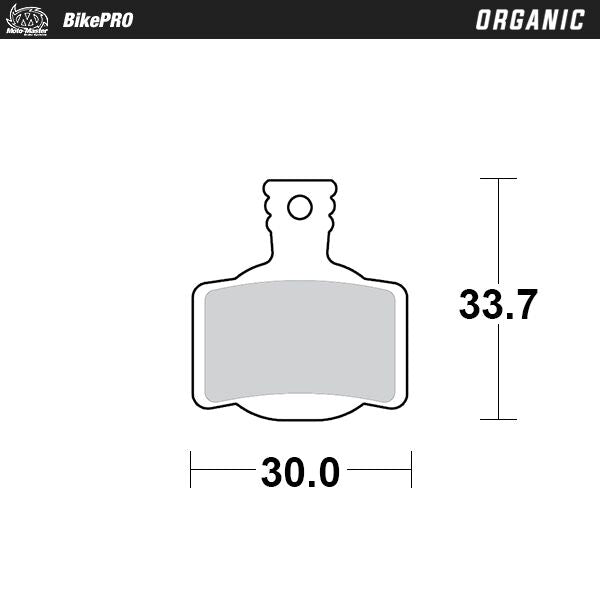 MOTO-MASTER BRAKE PAD ORGANIC 730941