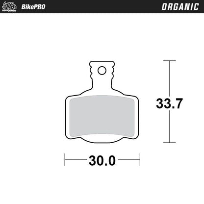 MOTO-MASTER BRAKE PAD ORGANIC 730941