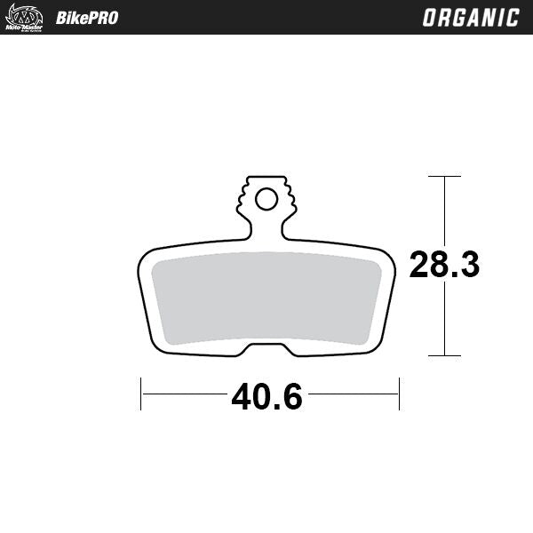 MOTO-MASTER BRAKE PAD ORGANIC 731341