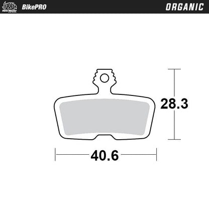 MOTO-MASTER BRAKE PAD ORGANIC 731341