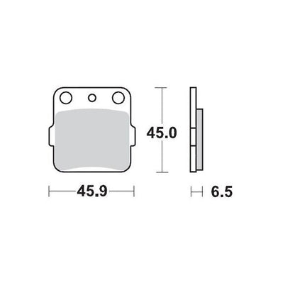 MOTO-MASTER BRAKE PAD OFFROAD SINTER PRO RACING 91011