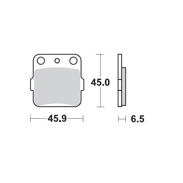 MOTO-MASTER BRAKE PAD OFFROAD SINTER PRO RACING GP 91012