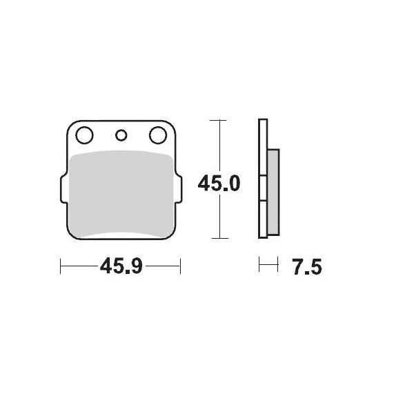 MOTO-MASTER BRAKE PAD OFFROAD SINTER PRO RACING GP 91412