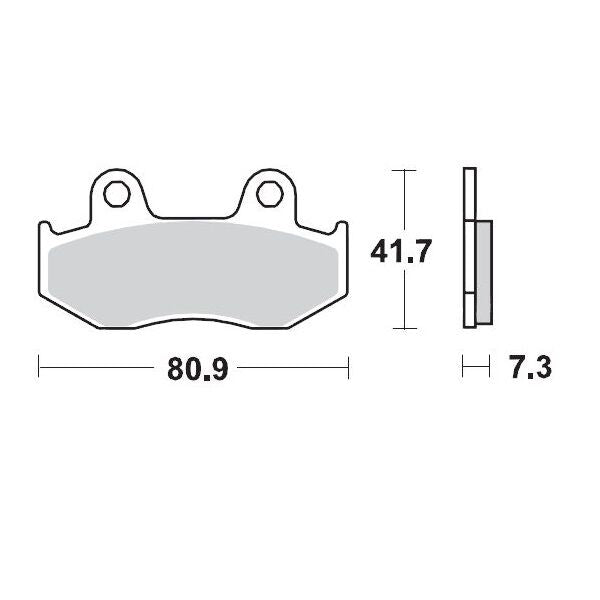 MOTO-MASTER BRAKE PAD OFFROAD SINTER PRO RACING 90411