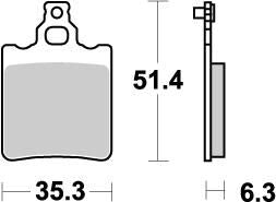 MOTO-MASTER BRAKE PAD OFFROAD NITRO 090721