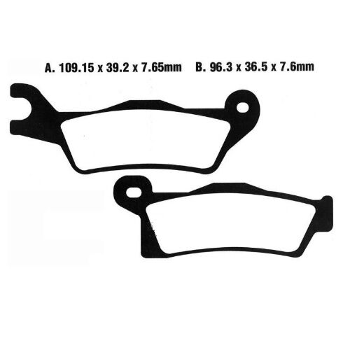 MOTO-MASTER BRAKE PAD ATV NITRO 98821