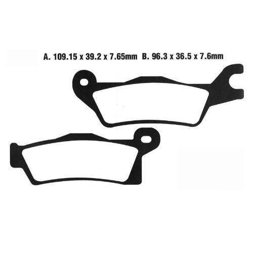 MOTO-MASTER BRAKE PAD ATV NITRO 98921