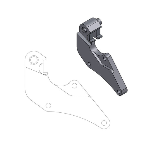 MOTO-MASTER RELOCATION BRACKET BRAKE CALIPER SM STREET 320MM 211010