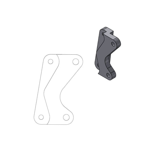 MOTO-MASTER RELOCATION BRACKET BRAKE CALIPER SM STREET 320MM 211038
