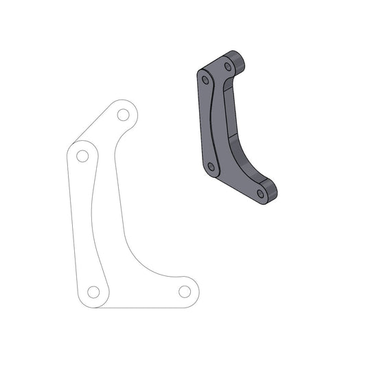 MOTO-MASTER RELOCATION BRACKET BRAKE CALIPER SM RACING 320MM 211039