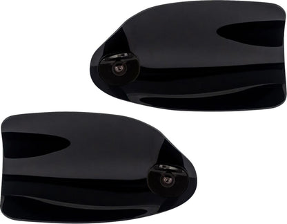 KLOCK WERKS Flare® Handguards - Harley-Davidson Hydraulic Clutch - Black KWS-01-0120-HC
