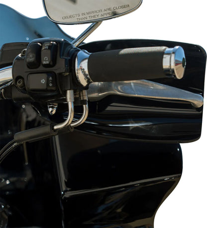 KLOCK WERKS Flare® Handguards - Harley-Davidson Hydraulic Clutch - Black KWS-01-0120-HC