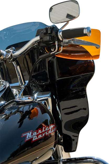 KLOCK WERKS Flare® Handguards - Harley-Davidson Hydraulic Clutch - Orange Ice KWS-01-0125-HC