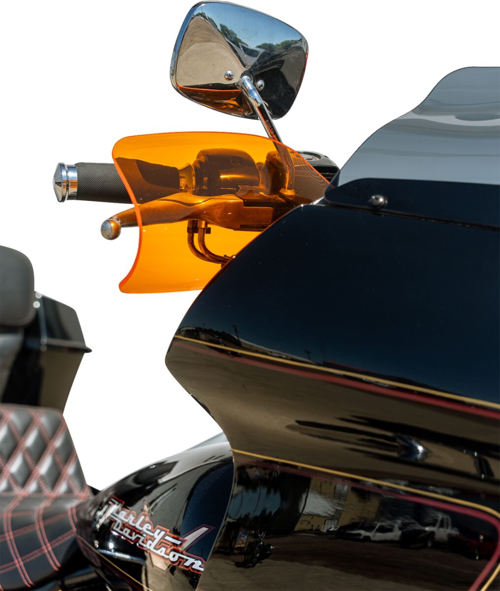 KLOCK WERKS Flare® Handguards - Harley-Davidson Hydraulic Clutch - Orange Ice KWS-01-0125-HC