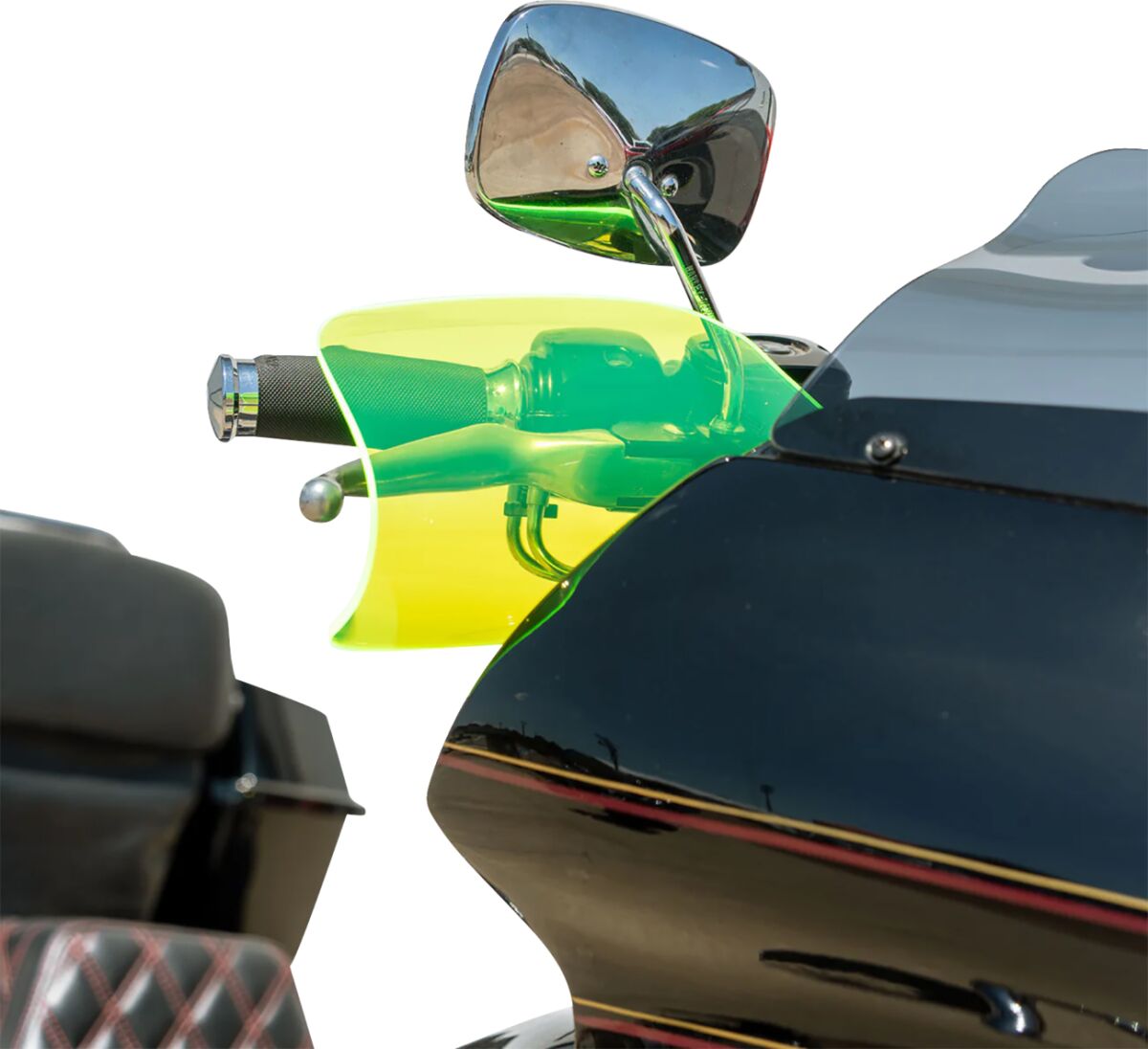 KLOCK WERKS Flare® Handguards - Harley-Davidson Cable Clutch - Green Ice KWS-01-0127-CC