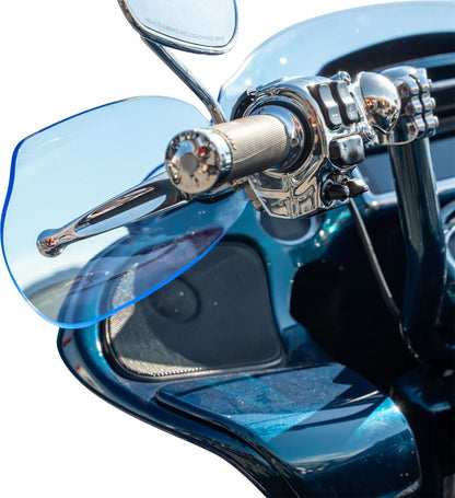 KLOCK WERKS Flare® Handguards - '23-'25 Harley-Davidson - Blue Ice KWS-01-0128-23