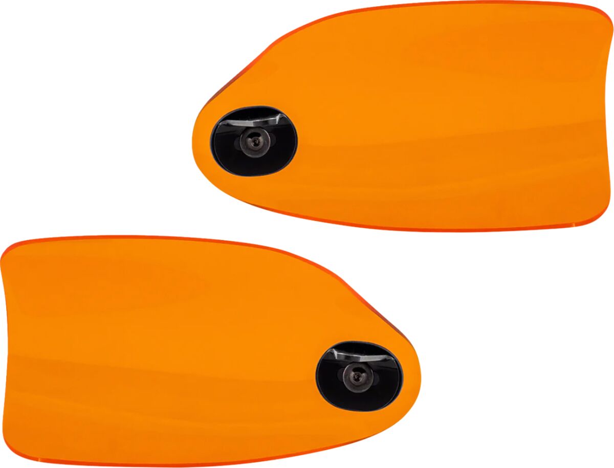 KLOCK WERKS Flare® Handguards - Harley-Davidson Cable Clutch - Orange KWS-01-0130-CC