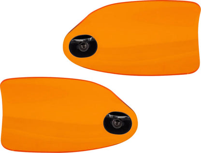 KLOCK WERKS Flare® Handguards - Harley-Davidson Cable Clutch - Orange KWS-01-0130-CC