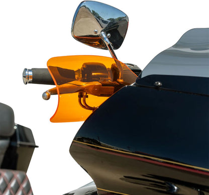 KLOCK WERKS Flare® Handguards - Harley-Davidson Cable Clutch - Orange KWS-01-0130-CC