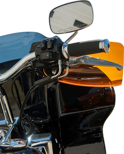 KLOCK WERKS Flare® Handguards - Harley-Davidson Cable Clutch - Orange KWS-01-0130-CC