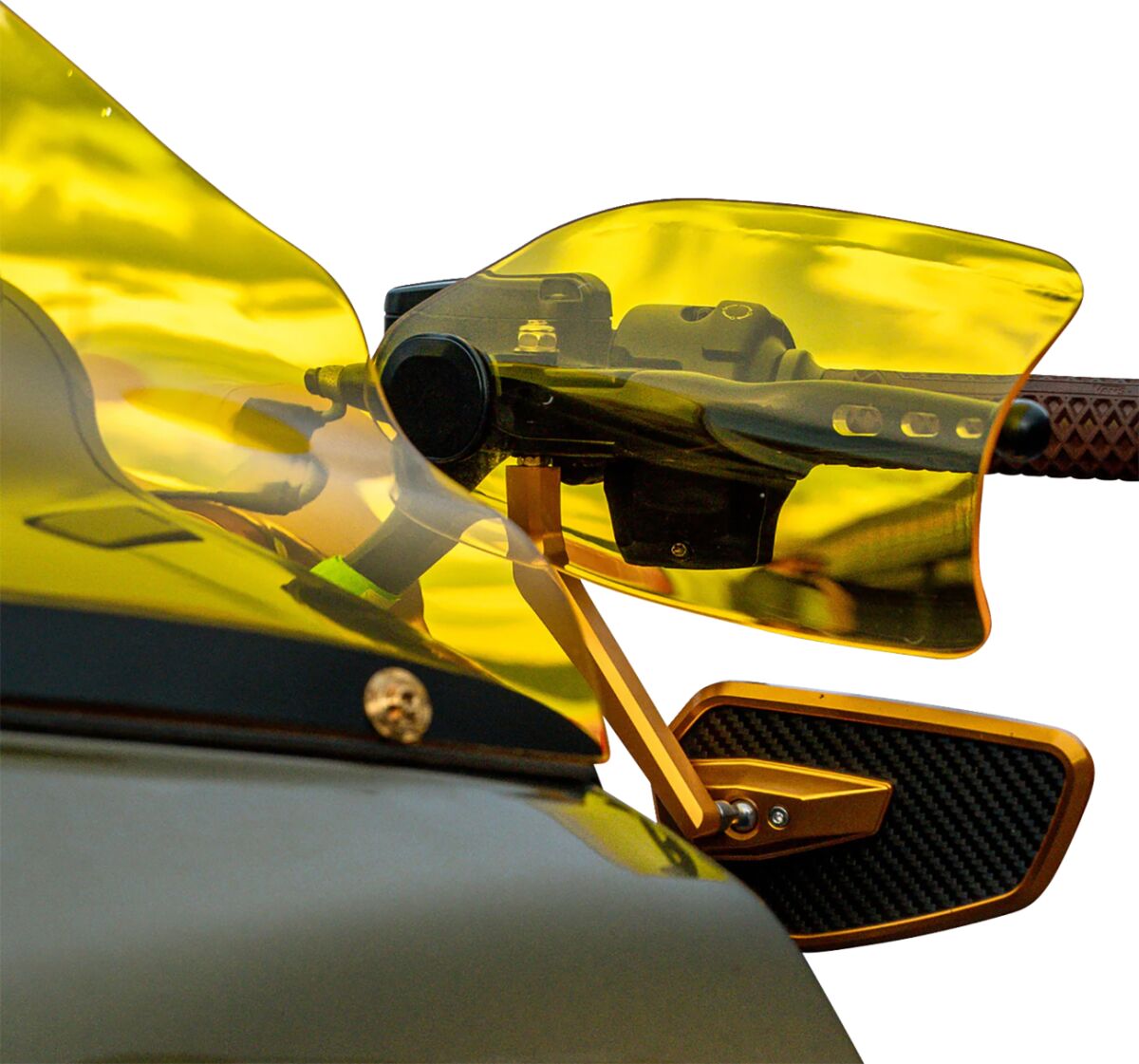 KLOCK WERKS Flare® Handguards - '23-'25 Harley-Davidson - Yellow KWS-01-0131-23