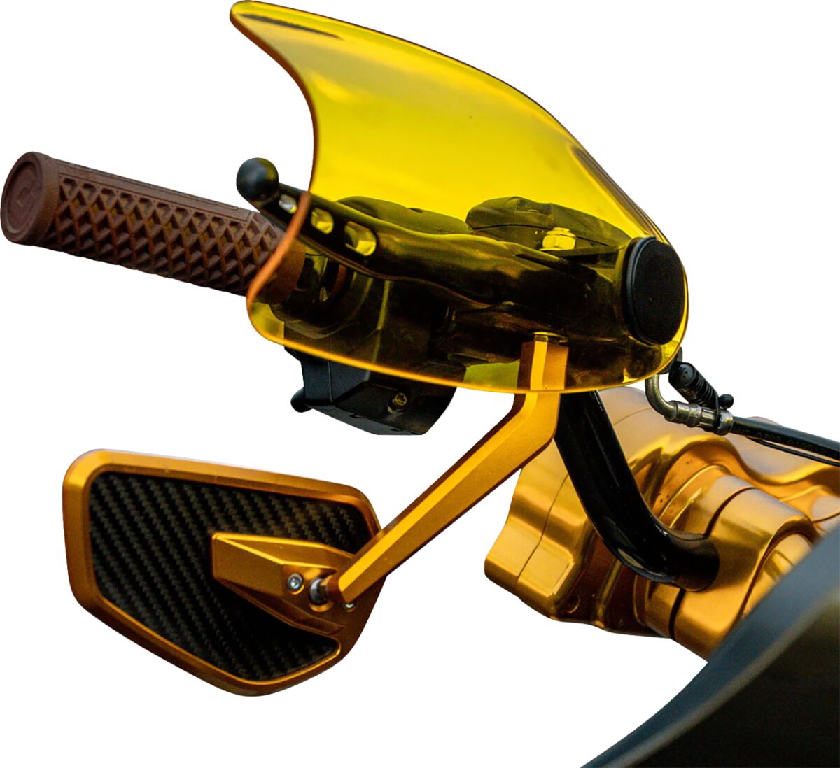 KLOCK WERKS Flare® Handguards - '23-'25 Harley-Davidson - Yellow KWS-01-0131-23