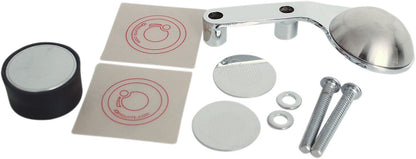 KLOCK WERKS DEVICE MOUNT IOMOUNTS™ LEFT HARLEY CHROME KWD-01-0380