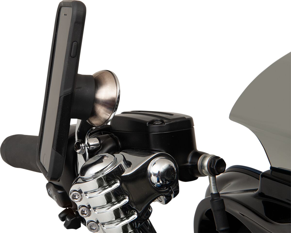 KLOCK WERKS DEVICE MOUNT IOMOUNTS™ LEFT HARLEY CHROME KWD-01-0380