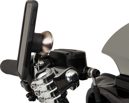KLOCK WERKS DEVICE MOUNT IOMOUNTS™ LEFT HARLEY CHROME KWD-01-0380